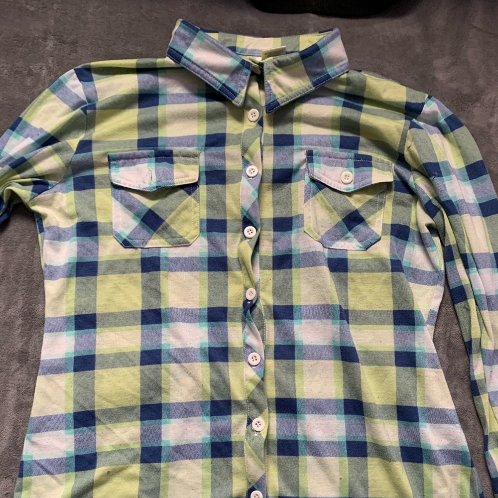2 flannels $10